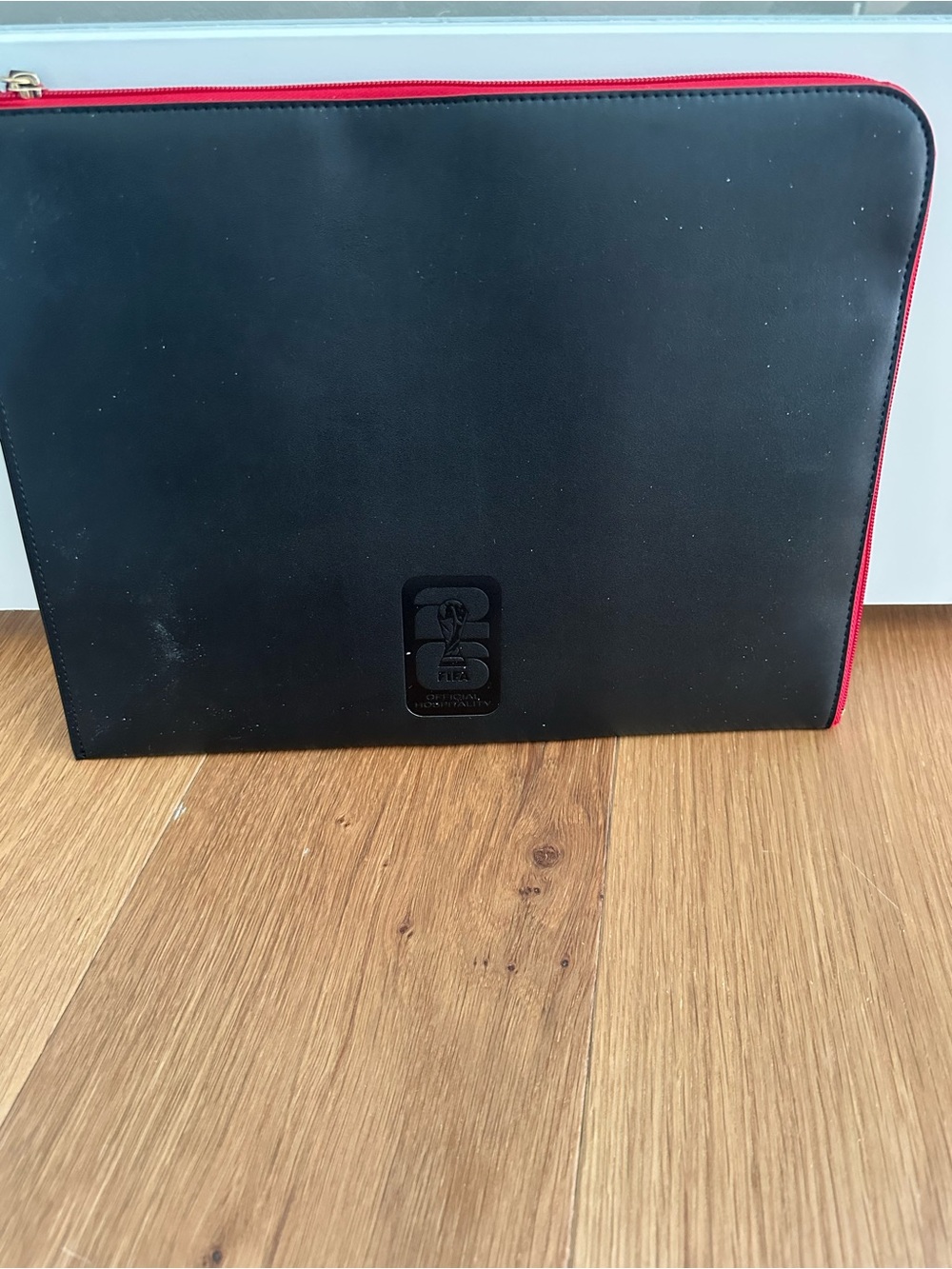 2026 FIFA Official World Cup Hospitality Black and Red Zip Tablet Sleeve